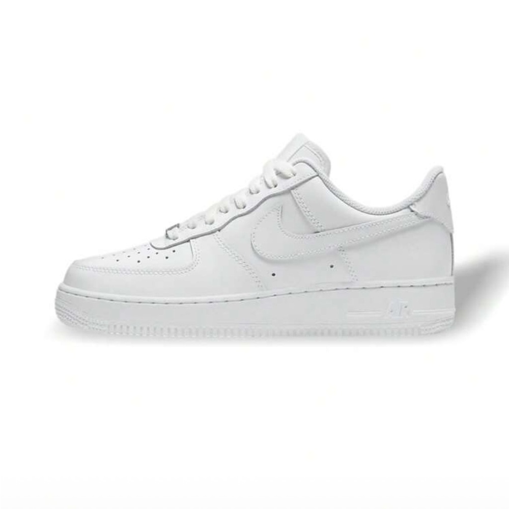 Nike All-White Air Force 1 Sneakers